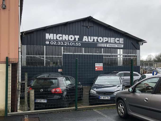 Aperçu des activités de la casse automobile MIGNOT AUTO PIECE située à SAINTE-MERE-EGLISE (50480)